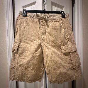 Polo by Ralph Lauren- Drawstring Linen Khaki Shorts